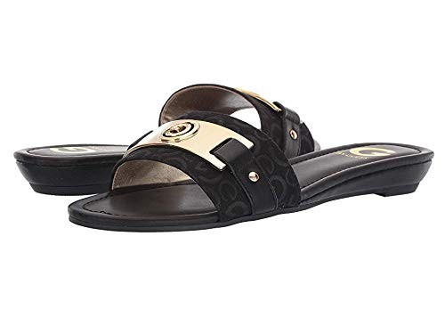 G by GUESS Women's Jeena Black/Black Shining/Black 9.5 M US