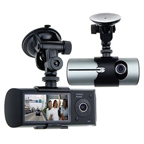 Awolf Dual Lens Dash Cam,2.7" Car DVR Vehicle Camera Video Recorder Car Camera with GPS Module G-Sensor