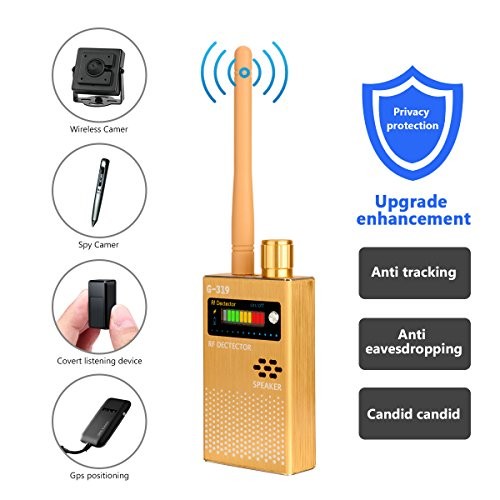 Eilimy Anti-spy Wireless RF Signal Detector Set [Upgrade Enhanced] Bug GPS Camera Signal Detector， for Detecting Hidden Camera GPS Tracker Wireless Signal Detector（Ultra-high Sensitivity