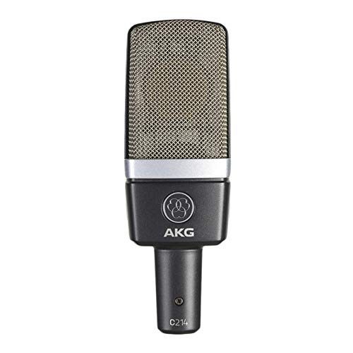 AKG Pro Audio C214 Professional Large-Diaphragm Condenser Microphone, Grey