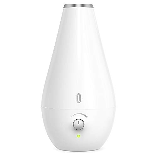 TaoTronics Cool Mist Humidifiers for Babies [BPA Free], 1.8L Quiet and Small Ultrasonic Humidifier for Bedroom Nightstand, Space-Saving, Filterless, Auto Shut Off-(0.48 Gallon, US 110V)