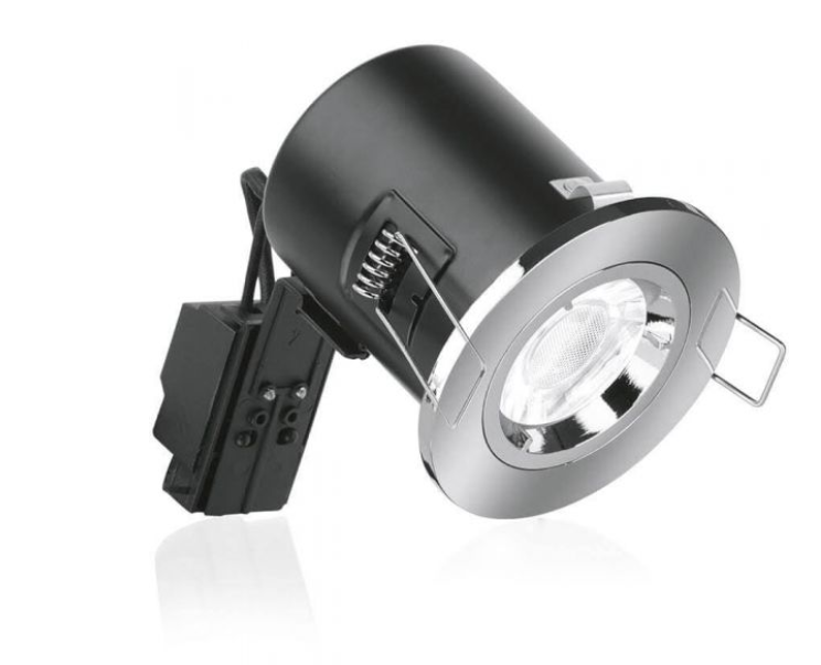 Aurora Enlite GU10 Compact Adjustable Fire Rated Downlight (Satin Nickel) - EN-FD102SN