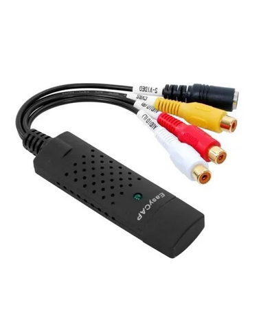 Easycap USB 2.0 Video Capture Card Convertible Adapter Black/Yellow/Red