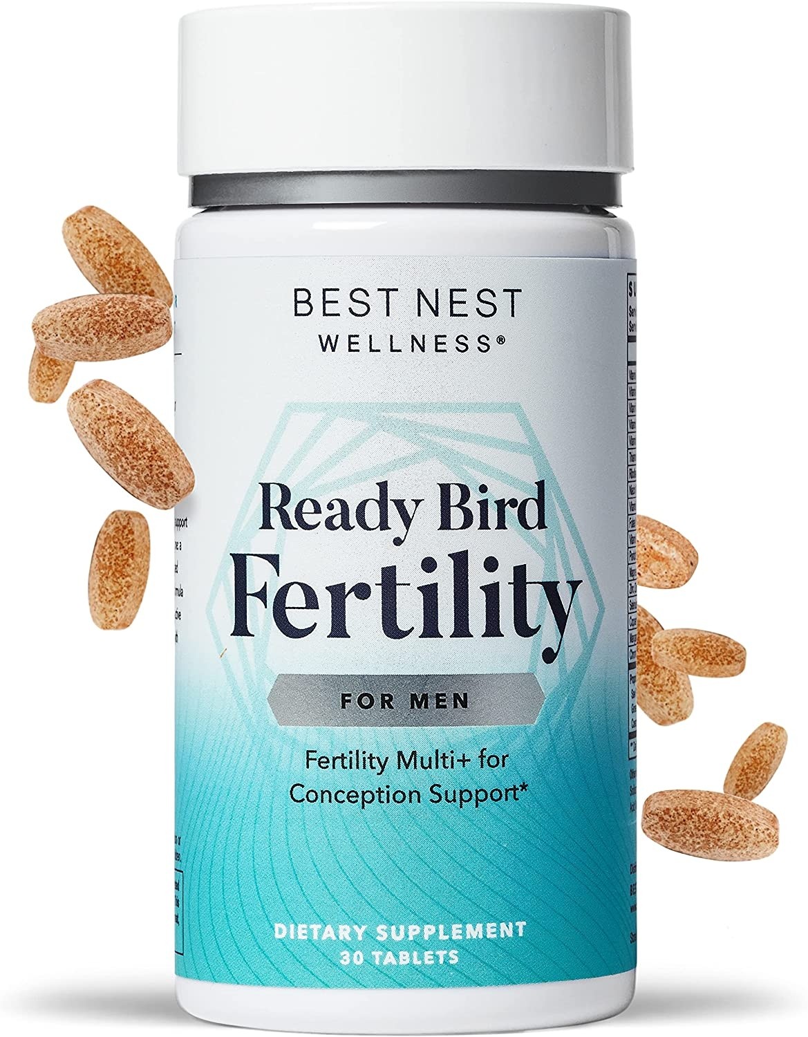 Ready Bird Men's Fertility Vitamins for Conception, Mens Prenatal Vitamins, Male Fertility Supplements, Prenatal for Men for Conception