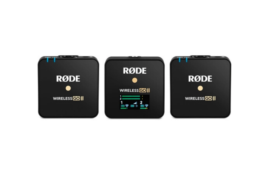 Rode Wireless GO II 2-Person Compact Digital Wireless Microphone System/Recorder (2.4 GHz, Black)