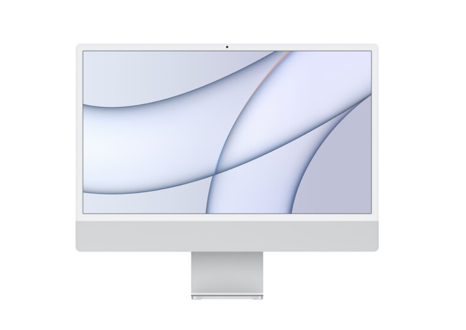 Apple 24" iMac with M1 Chip (Mid 2021, Silver)