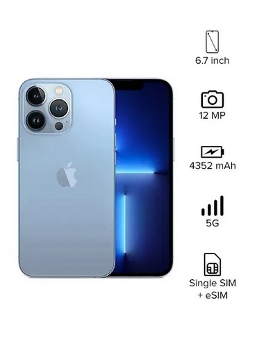 iPhone 13 Pro Max 256GB Sierra Blue 5G With Facetime