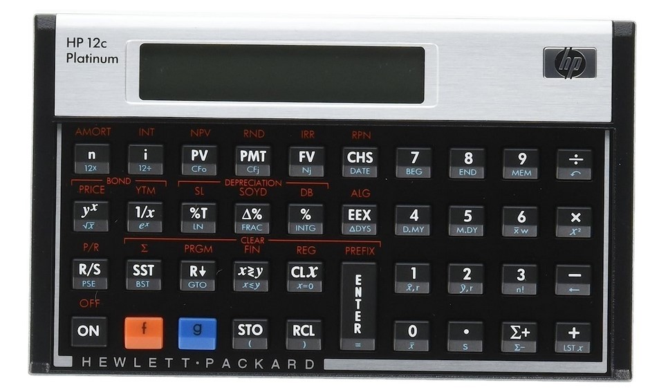HP 12C Platinum Calculator