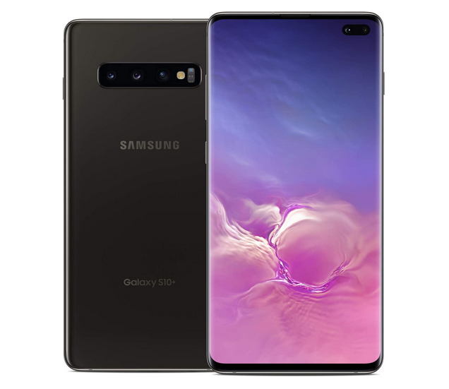 Samsung Galaxy S10+ Factory Unlocked Android Cell Phone | 512GB of Storage | Fingerprint ID and Facial Recognition | Long-Lasting Battery | Ceramic Black (SM-G975UCKEXAA) 