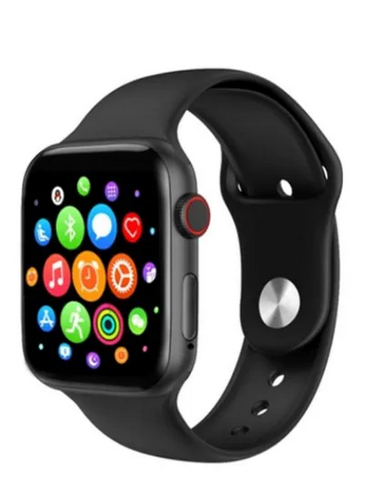 T500 Bluetooth Full Touch Call Smartwatch With Replaceable Strap Black