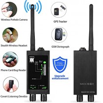Bug Detector Anti spy RF Signal Detector GPS SPY Monitor Detector Anti Tracking Strong Magnetic Detector for Hidden Camera Laser Lens Eavesdropping Device