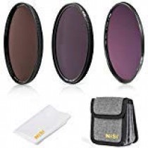 NiSi 77mm Circular Filter ND Filter Kit, Including ND8(3 Stops), ND64(6 Stops)+CPL, ND1000(10 Stops) and Filter Pouch