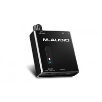 M-Audio Bass Traveler | Portable Powered Headphone Amplifier with Dual Outputs and 2-Level Boost