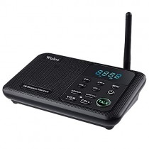 Wuloo Intercoms Wireless for Home 1 Mile Range 22 Channel 100 Digital Code Display Screen, Wireless Intercom System for Home House Business Office, Room to Room Intercom Communication(1Station, Black)
