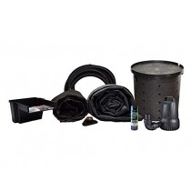 Compact Anjon Pondless Waterfall Kit with 2,100 GPH Pump, 5' x 15' LifeGuard Pond Liner, 8" Waterfall, and Pump Vault - PXSAN4