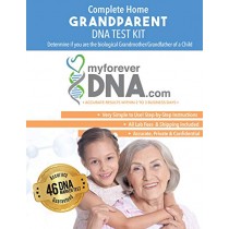 GRANDPARENT DNA Test Kit ▪ Most Advanced & Accurate - 46 DNA (GENETIC) MARKER TEST ▪ All Lab Fees Included ▪ Offered by My Forever DNA