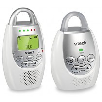VTech DM221 Audio Baby Monitor with up to 1,000 ft of Range, Vibrating Sound-Alert, Talk Back Intercom & Night Light Loop