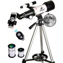 Gskyer Telescope, Travel Telescope, 70mm Astronomical Refractor Telescope for Kids Beginners, Portable Telescope For Adults - Telescope Phone Mount With Carry Bag And Wireless Remote