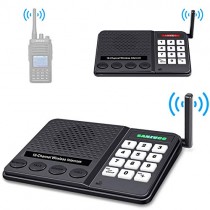Wireless Intercom System (2019 New Version) with High Sensitivity Antenna, Max 1.1 Mile Long Range in Open Space, 10 Channel x 3 Code Intercoms Wireless for Home Business Church College and Restaurant