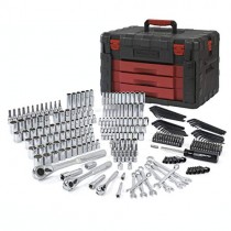 WORKPRO 320-Piece Mechanics Tool Kit, Professional Socket Set with Heavy Duty Case Box