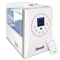 LEVOIT Humidifiers for Large Room Bedroom (6L), Warm and Cool Mist Ultrasonic Air Humidifier for Home Whole House Babies Room, Customized Humidity, Remote, Germ Free and Whisper-Quiet, 2-year Warranty