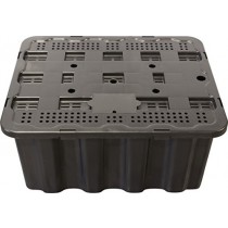 EasyPro Pond Products 29" x 24"  Heavy Duty Fountain and Waterfall Basin, Holds vases and rock columns up to 300 LBS.