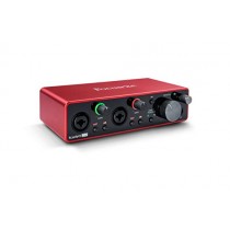 Focusrite Scarlett 2i2 (3rd Gen) USB Audio Interface with Pro Tools | First (AMS-SCARLETT-2I2-3G)