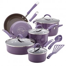 Rachael Ray 16783 Cucina Cookware Set, Lavender