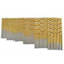BOSTAL 60Pcs Drill Bits Set 1/8 1/16 3/64 5/64 3/32 7/64 Professional Twist Drill Bit Set Industry HSS TIN Coated Jobbers Length Mini Micro Drill Perfect Use for Steel Wood Plastic Aluminum Alloy