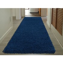 Sweet Home Stores COZY2866-3X8 Runner Rug, 2'7" x 8', Navy Blue