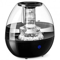 Homasy Humidifier, Upgraded Cool Mist Humidifiers with Maifan Stones Filter, Top-Fill Humidifier for Baby Room Office, Touch-Control with 3-Level Mist Adjustable Last Up to 24 Hours, Auto Shut-Off