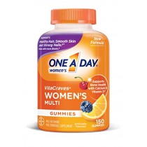 One A Day Women's VitaCraves Multivitamin Gummies, Supplement with Vitamins A, C, E, B6, B12, Calcium, and Vitamin D, 150 count