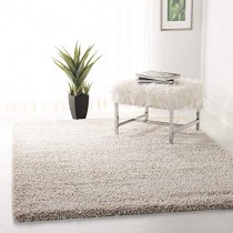 Safavieh California Premium Shag Collection SG151-1313 Beige Area Rug (8'6" x 12')