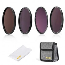 NiSi 77mm Circular Filter Long Exposure Kit, Including ND8(3 Stops), ND64(6 Stops)+CPL, ND1000(10 Stops), ND32000(15 Stops) and Filter Pouch