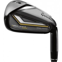 TaylorMade Men's Rocketbladez Max Individual Iron, Left Hand, Graphite, Stiff, 49 Degree, Gap Wedge