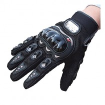 Evaliana Men's Motocross Cycling Motorcycle Motorbike Riding Racing Gloves Full Finger  Black  Large