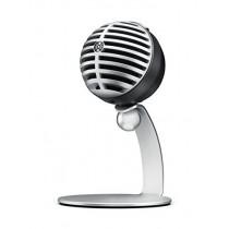 Shure MV5 Digital Condenser Microphone (Gray) + USB & Lightning Cable