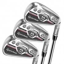 TaylorMade Golf MCGB Men's Iron Set (Set of 8 total clubs: Steel Stiff Flex 4-PW AW Iron Set, Left Hand)