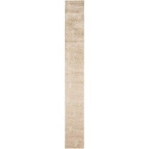 Unique Loom Solo Solid Shag Collection Modern Plush Taupe Runner Rug (2' 6 x 19' 8)