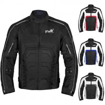 Textile Motorcycle Jacket Motorbike Jacket Breathable CE ARMORED WATERPROOF (XXXX-Large, Black)