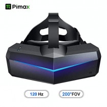 VR Headset, Pimax 5K Plus 120Hz Refresh Rate Virtual Reality Headset with Wide 200°FOV, Dual 2560x1440p RGB LCD Panels & 6 DOF Tracking, 1-Year Warranty, [Headset Only]