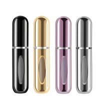 Yamadura Portable Mini Refillable Perfume Atomizer Bottle Spray, Scent Pump Case for Travel (5ml, 4 Pack) 4
