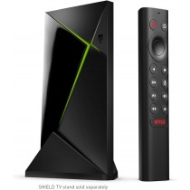 NVIDIA SHIELD Android TV Pro Streaming Media Player; 4K HDR movies, live sports, Dolby Vision-Atmos, AI-enhanced upscaling, GeForce NOW cloud gaming, Google Assistant Built-In, Works with Alexa