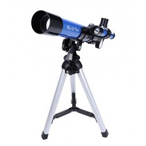 MaxUSee Kids Telescope 400x40mm with Tripod & Finder Scope, Portable Telescope for Kids & Beginners, Travel Scope with Moon Mirror, Stars & Moon map Included