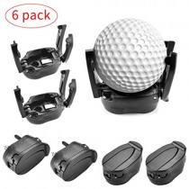 Seafirst Golf Ball Retrievers Golf Ball Pick Up Tool for Putter Grip - Back Saver Claw Grabber Sucker Golf Accessories - 6 Pack