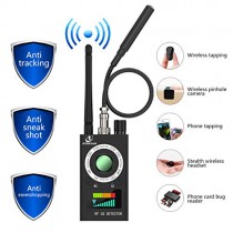 Anti Spy Detector, RF Detector & Camera Finder, Bug Detector, Upgraded RF Signal Detector, KORKUAN GSM Tracking Device for Wireless Audio Bug Hidden Camera Detector