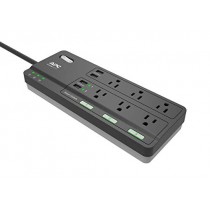 APC Smart Plug Surge Protector Power Strip, 3 Alexa Smart Plugs, 6 Outlets Total with 2160 Joules of Surge Protection, WiFi Smart Plug Outlet Works with Alexa Echo, No Hub Required (PH6U4X32)