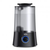 Yolife Top Fill Humidifiers Ultrasonic Cool Mist Humidifier for Bedroom Home Baby with Stepless Adjustable Mist Levels Whisper Quiet Auto Shut Off 4L Large Open Water Tank Classic knob Control