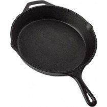 Utopia Kitchen Pre-Seasoned Cast Iron Skillet - 12.5 Inch - Black