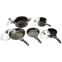Farberware 21806 Cookware Set, Black